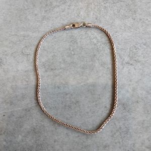 Sterling Silver Diamond Cut Ankle/Bracelet